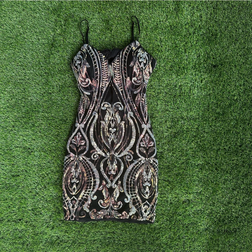 Sequin Mini Dress